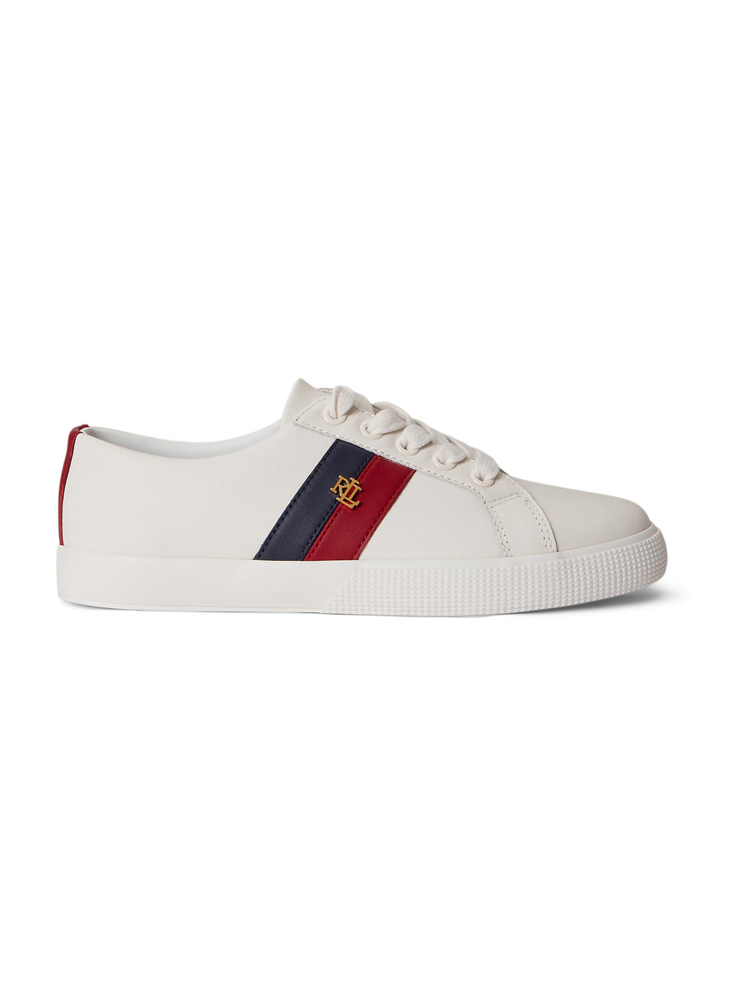 Sneaker low 'JANSON II' de la Lauren Ralph Lauren pe alb