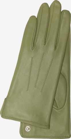KESSLER Full Finger Gloves 'CARLA' in Green: front