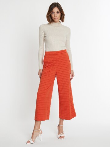 Ana Alcazar Wide Leg Hose ' Savona ' in Orange