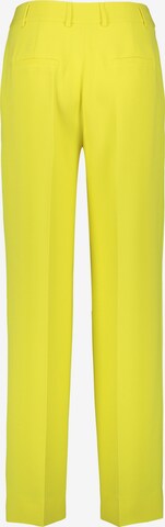 TAIFUN Wide Leg Bügelfaltenhose in Gelb