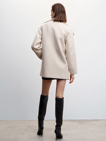 MANGO Between-Seasons Coat 'Biscuit' in Beige