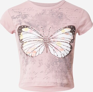 rozā BDG Urban Outfitters T-Krekls: no priekšpuses