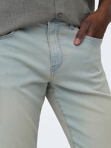 Only & Sons Regular Jeans 'ONSWeft' in Blau