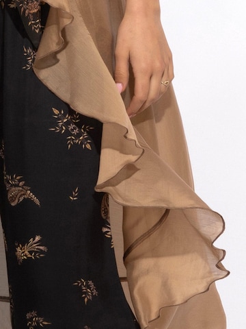 Tunique 'GOLDEN STRIPES' JIORO en marron