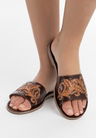 usha FESTIVAL Mule in Brown