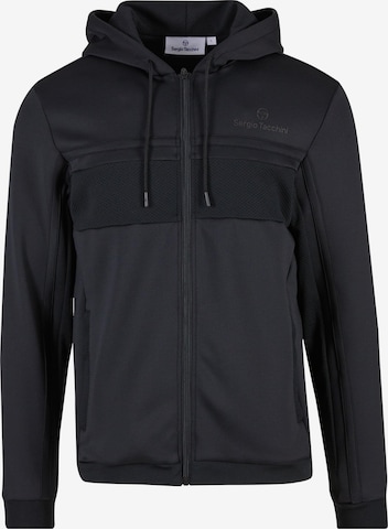 Sergio Tacchini Mikina 'Majong' – černá: přední strana