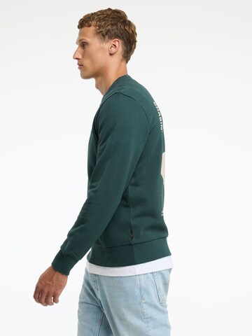CHASIN' Sweatshirt 'Toby Wave' in Green