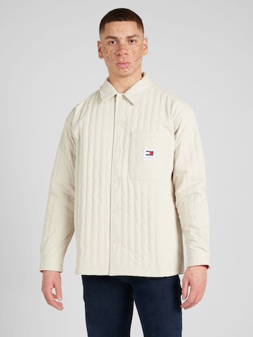 Tommy Jeans Jacke in Beige: Vorderseite