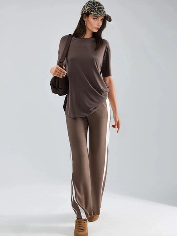 Hiccup Wide leg Pants in Brown