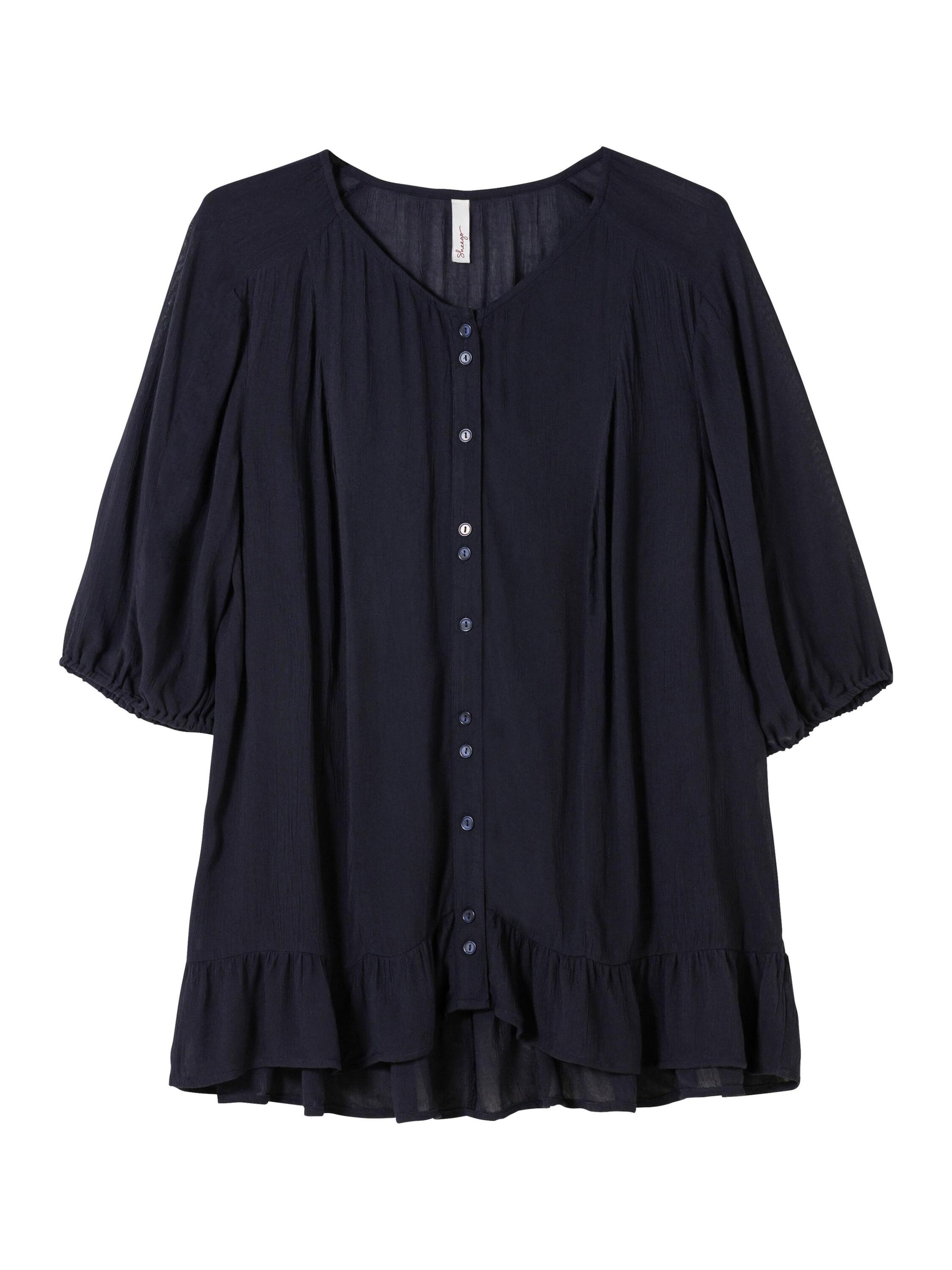 SHEEGO Bluse in Blau: Vorderseite