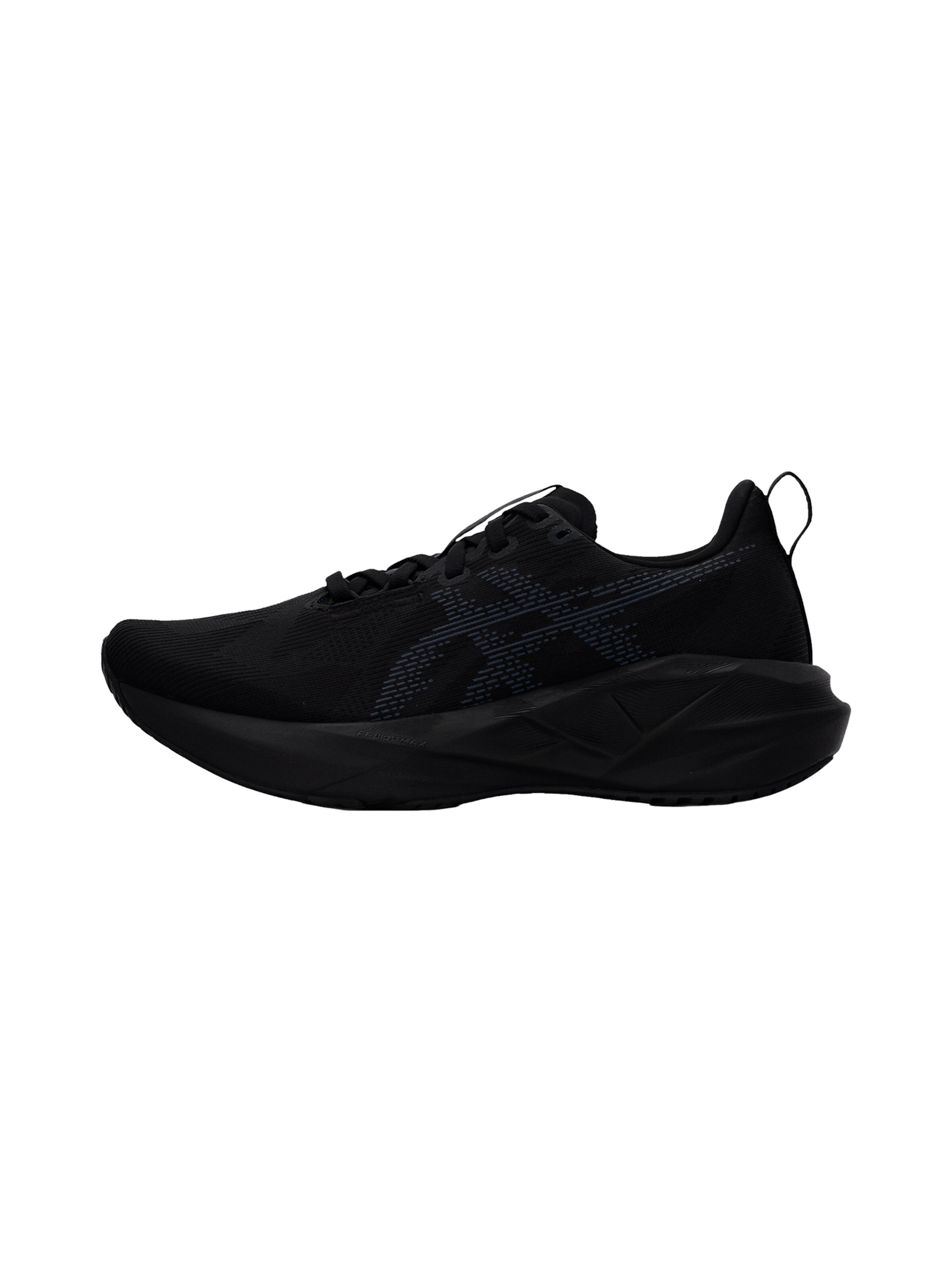 Chaussure de course 'NOVABLAST 5' ASICS en noir : devant