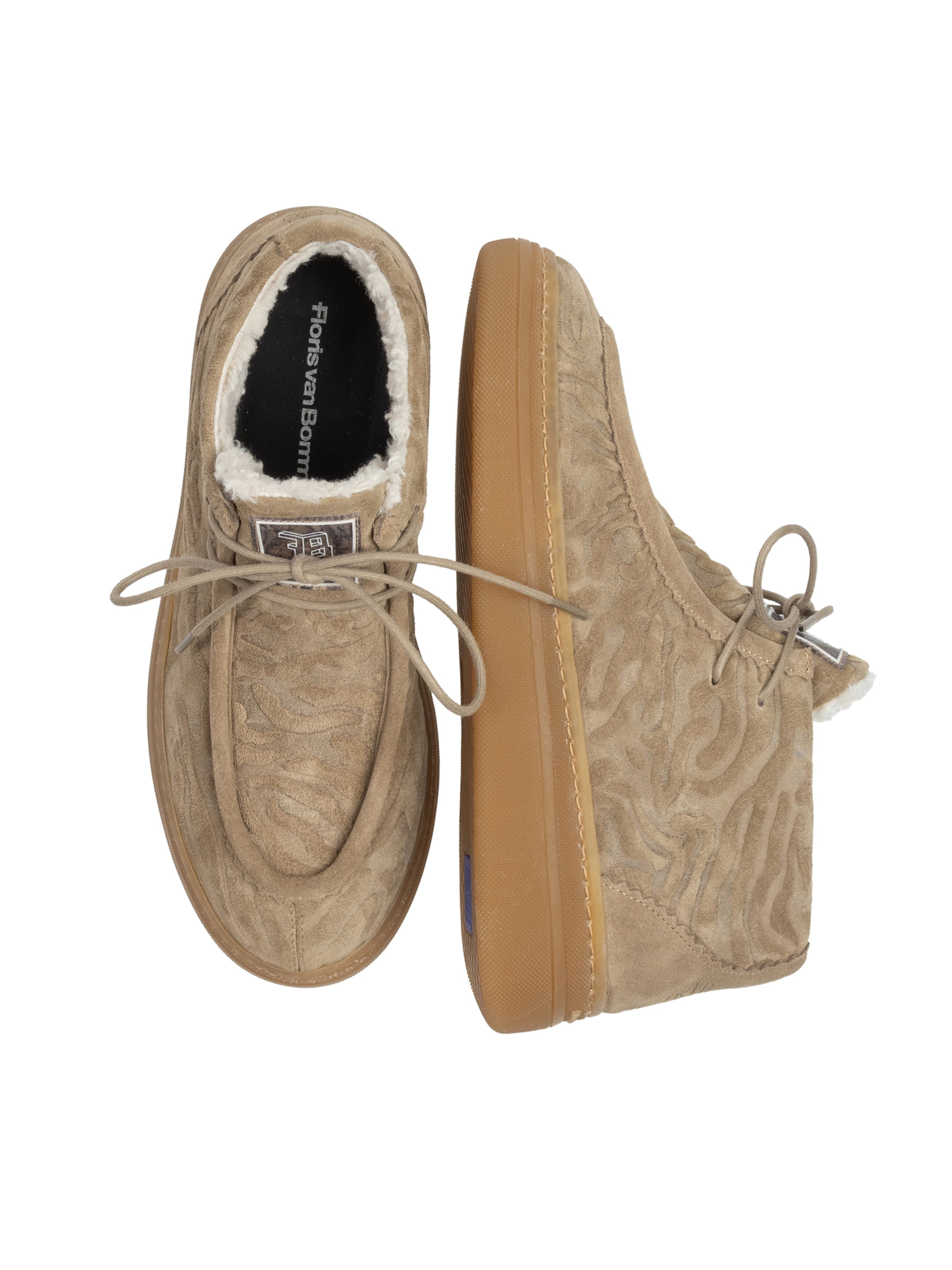 Floris van Bommel Veterlaarsjes 'Fygi 03' in Beige