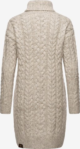 Ragwear Gebreide jurk 'Janna' in Beige