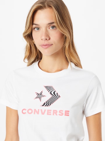 CONVERSE Μπλουζάκι σε λευκό