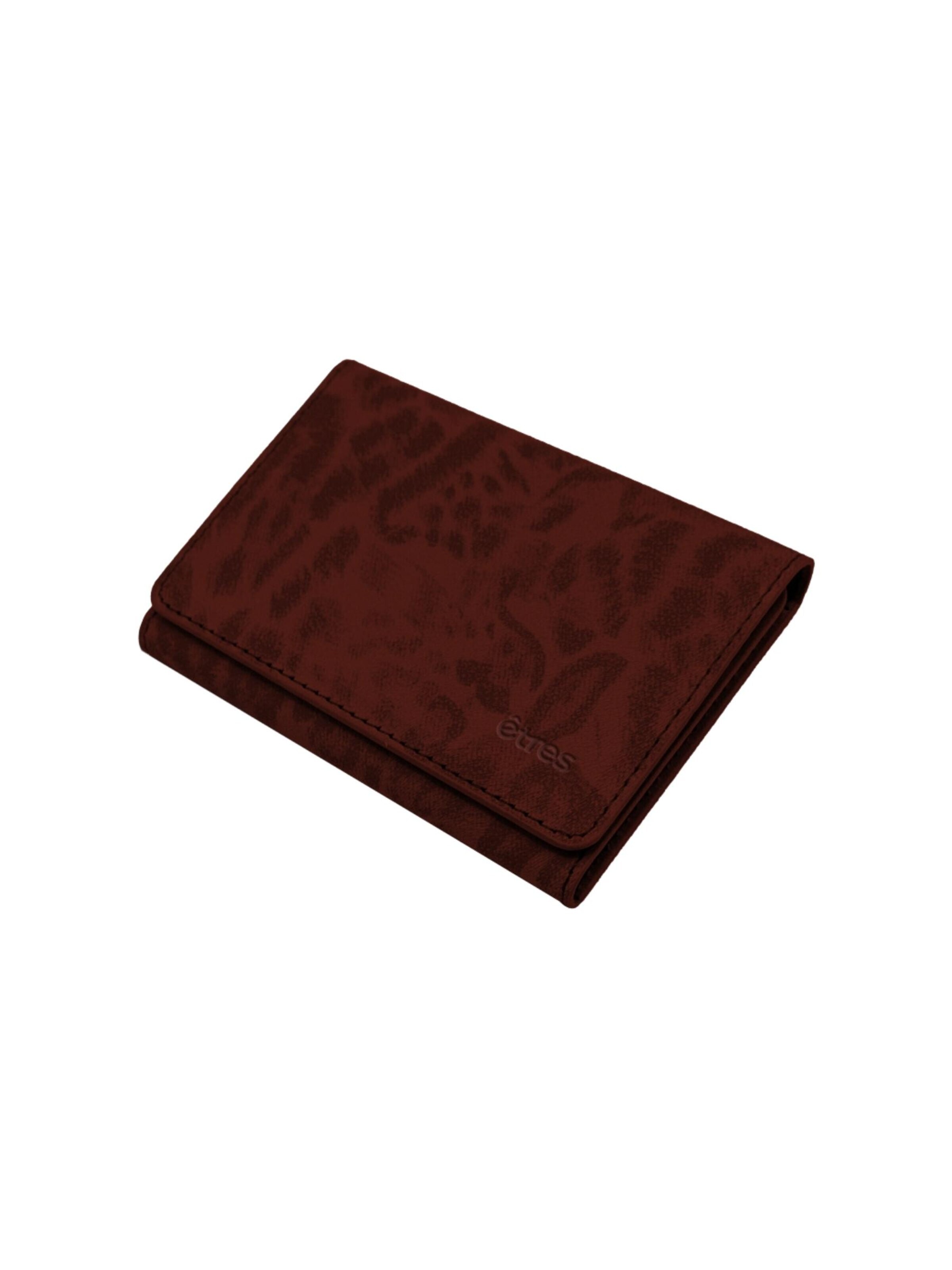 Techmade Wallet 'Etres Smart Wallet - Flach • Animalier' in Red: front