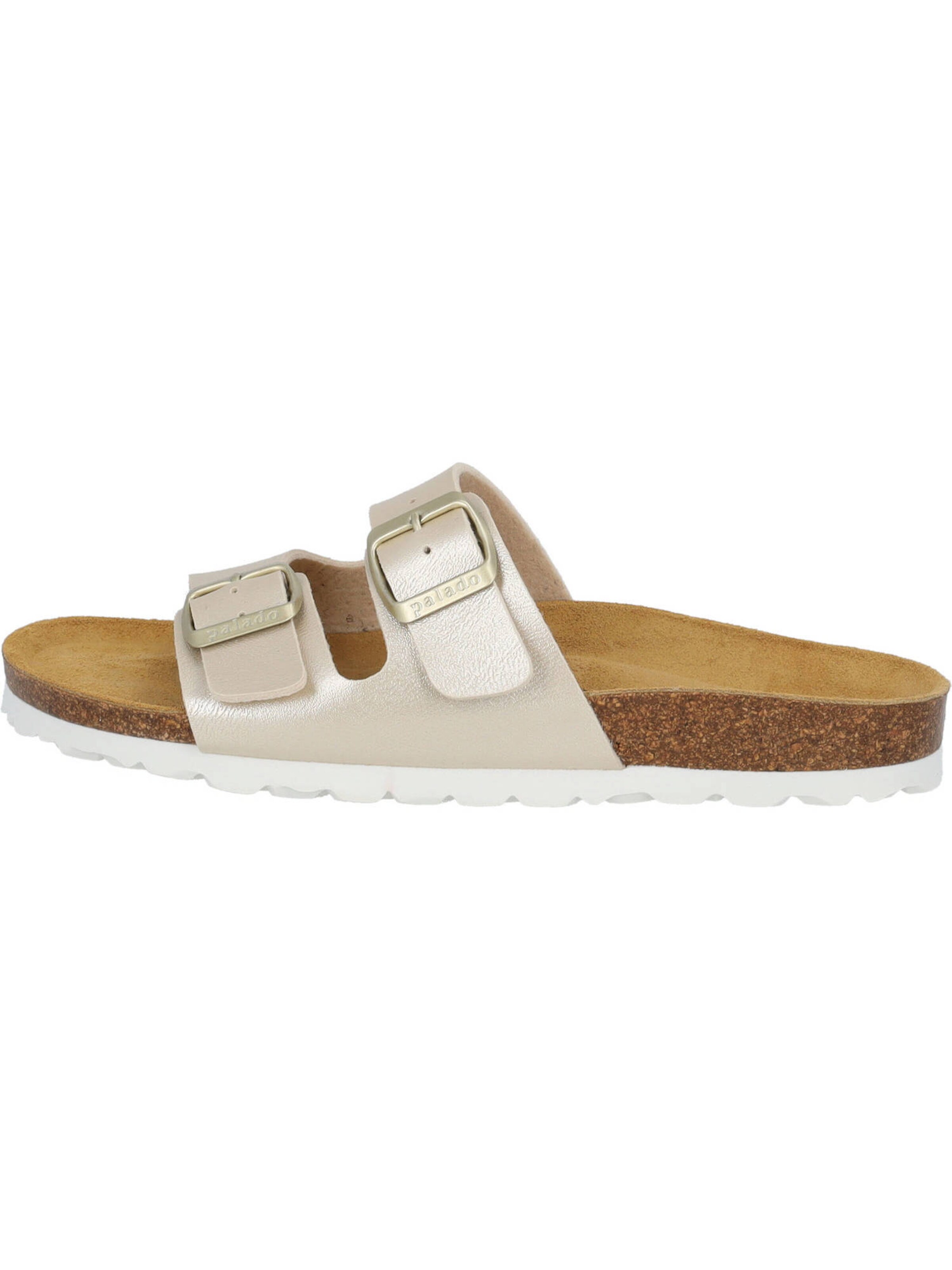 Palado Pantofle 'Milos' – zlatá: přední strana