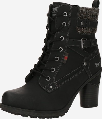 MUSTANG Gležnjače na vezanje u crna, Pregled proizvoda