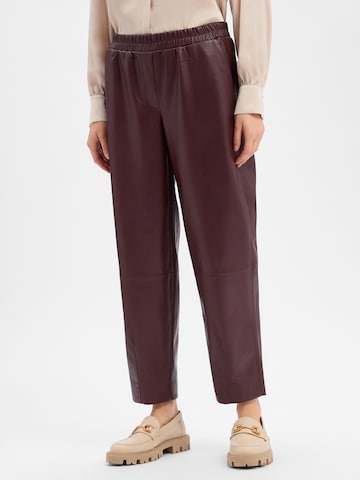 Regular Pantalon ' Myha Edgy ' OPUS en violet : devant