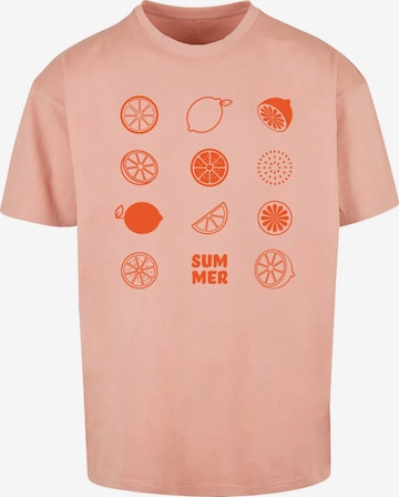 Maglietta 'Summer - Citrus' di Merchcode in arancione: frontale