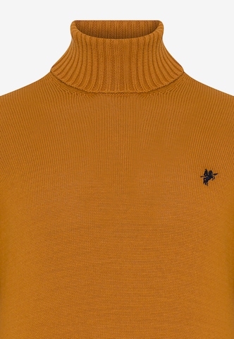 DENIM CULTURE Sweter 'Jason' w kolorze pomarańczowy