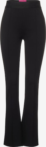 STREET ONE Flared Pants in Black: front