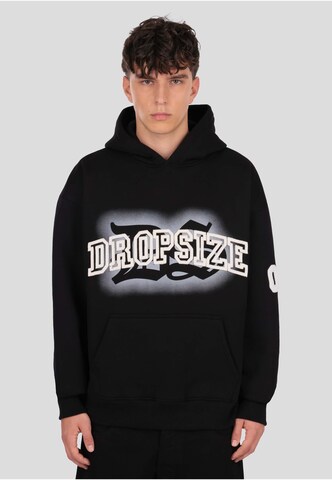 Dropsize Sweatshirt in Zwart: voorkant