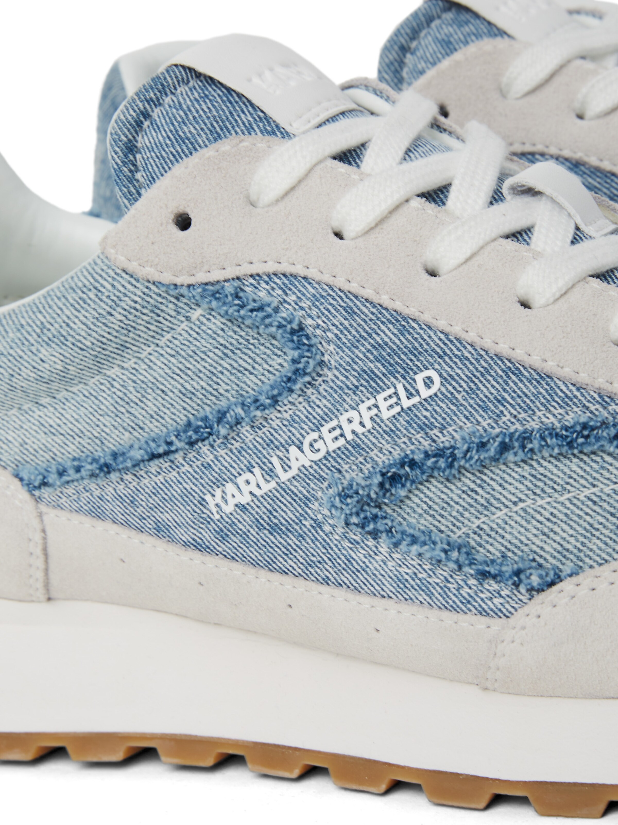 KARL LAGERFELD JEANS Madalad ketsid 'Kairo', värv valge