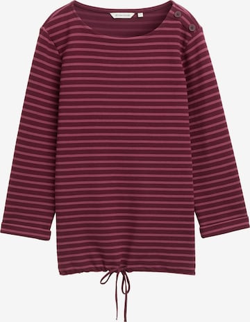 T-shirt TOM TAILOR en rouge : devant