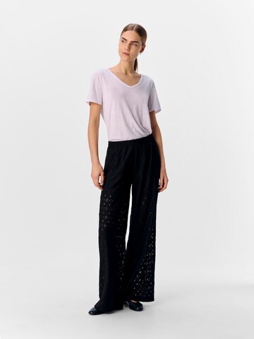 OBJECT - Pierna ancha Pantalón 'OBJLAILA' en negro