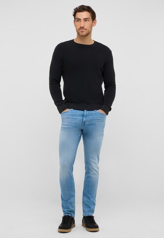 MUSTANG Slimfit Hose 'Style Vegas Slim' in Blau