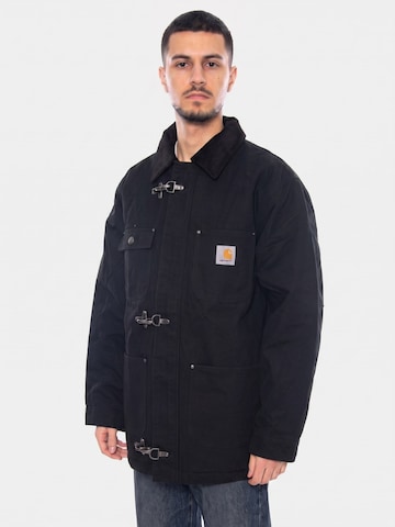 Carhartt WIP Between-season jacket 'ADAIR COAT BLACK / BLACK' in Black: front