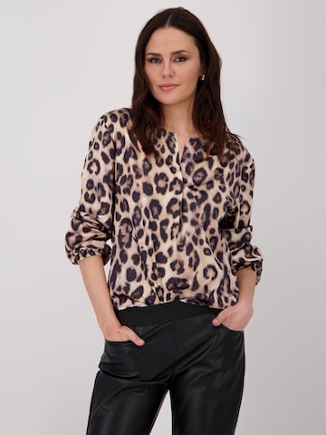 monari Blouse in Bruin: voorkant