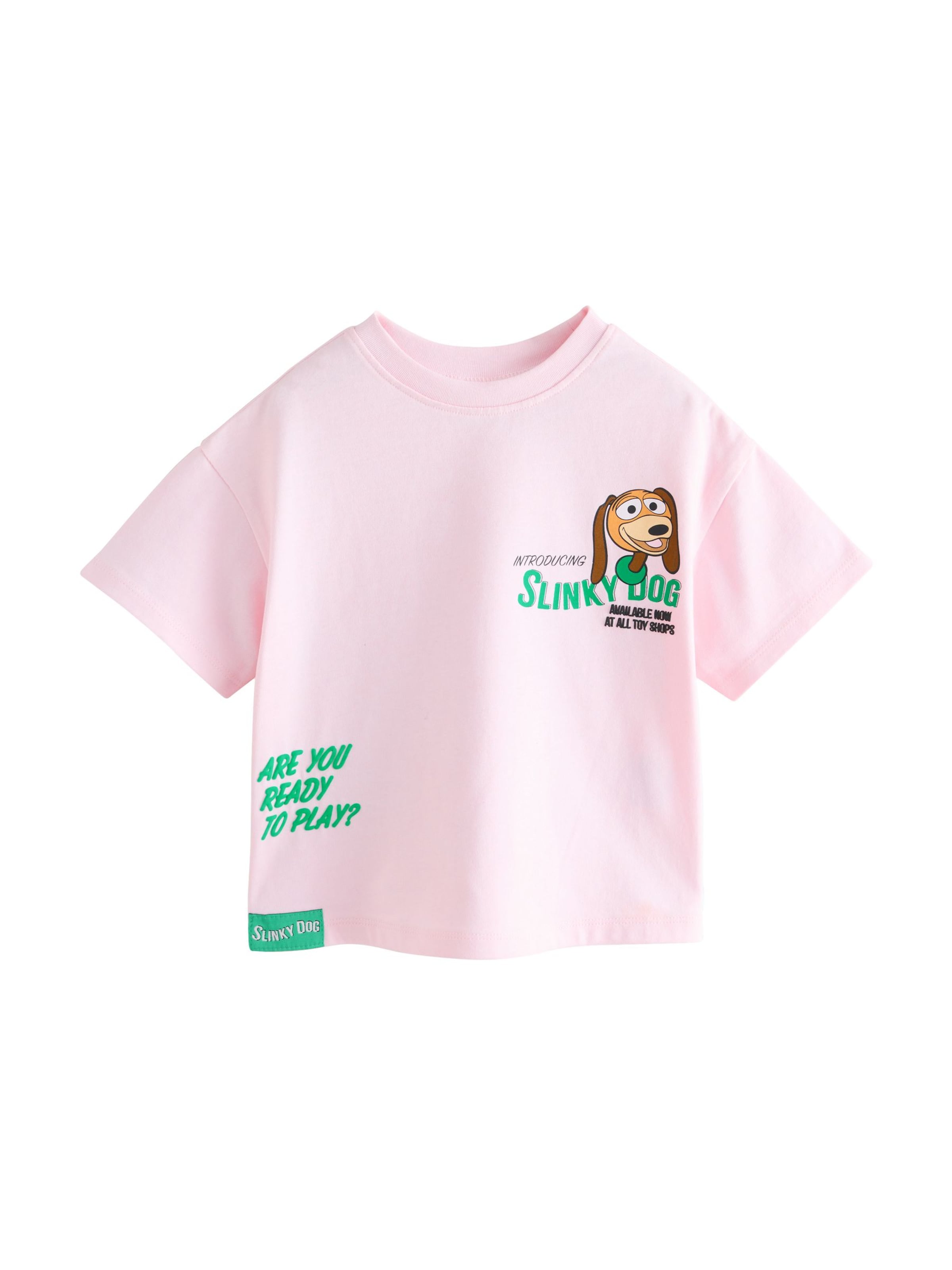Next - Camiseta 'Toy Story Slinky Dog' en rosa: frente