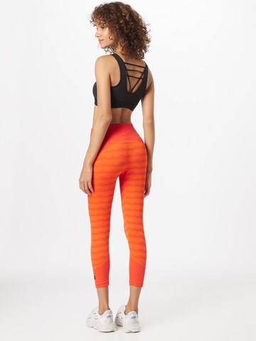 ADIDAS SPORTSWEAR Skinny Sportovní kalhoty 'Marimekko Aero' – oranžová