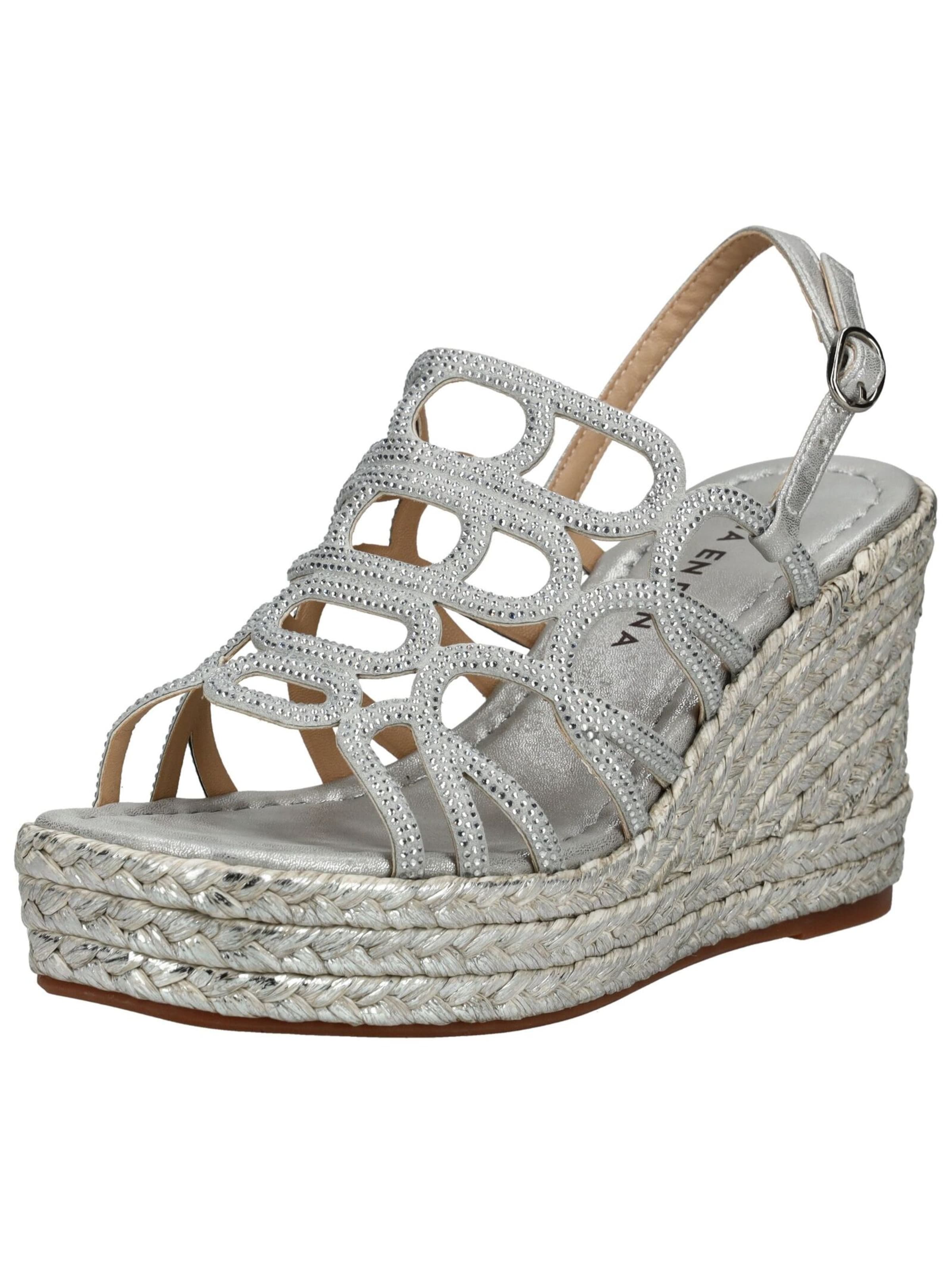 Alma En Pena Sandale in silber, Produktansicht