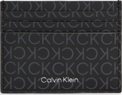 Calvin Klein Портмоне в сиво / черно / бяло, Преглед на продукта