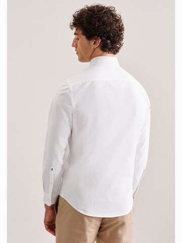 SEIDENSTICKER Regular Fit Casual Hemd in Weiß