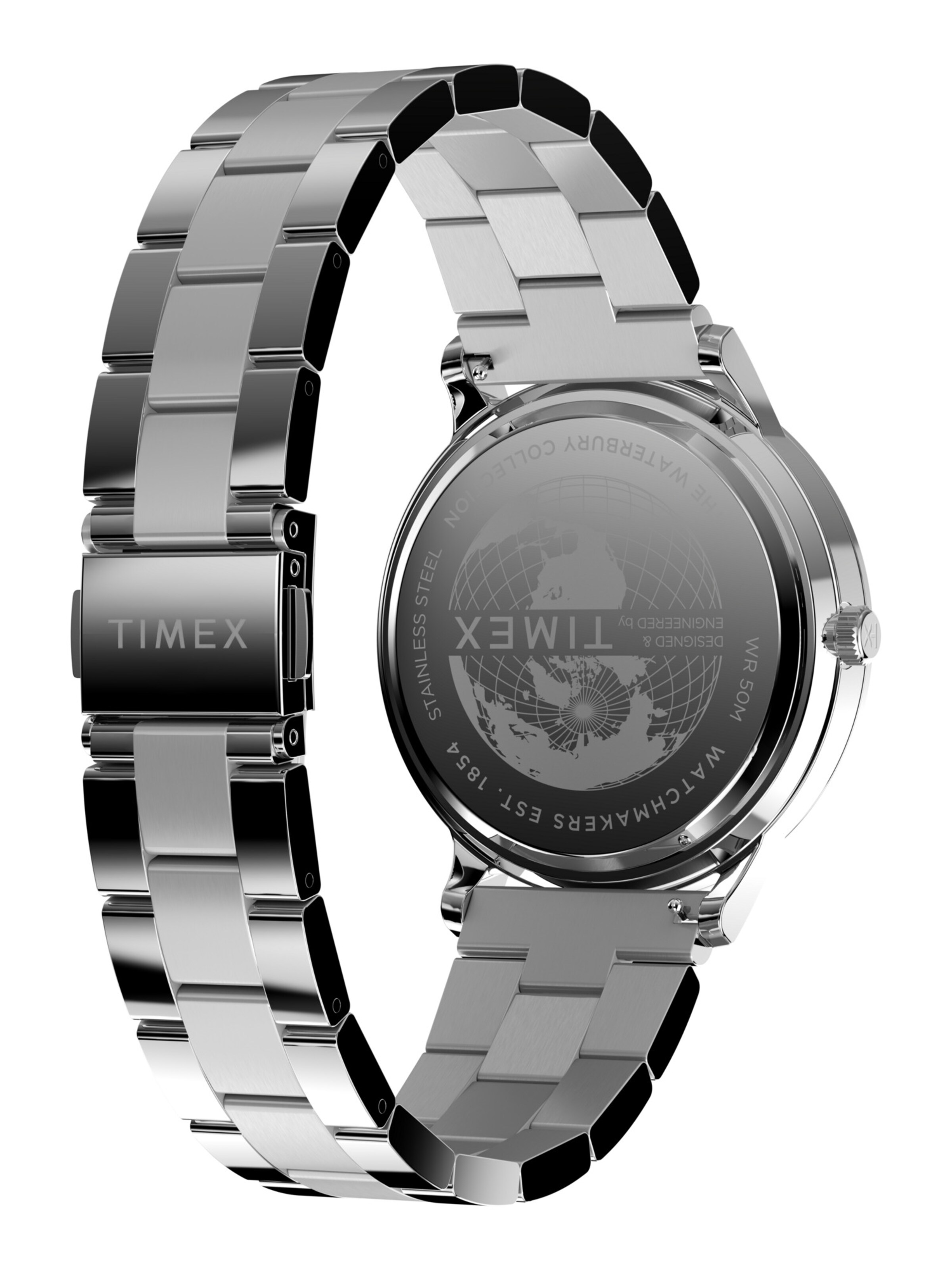 TIMEX Analoguhr 'Waterbury Classic Moon Phase' in Blau