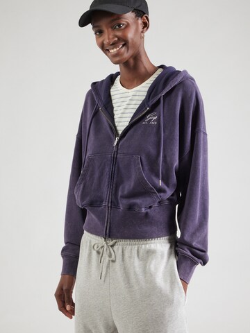 GAP Zip-Up Hoodie in Blue: front