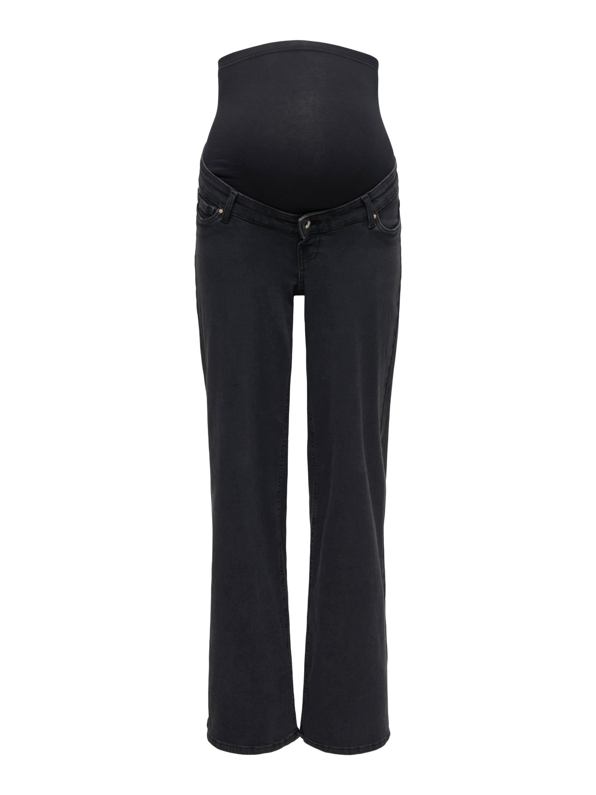 Loosefit Jeans 'OLMMadison' di Only Maternity in nero: frontale