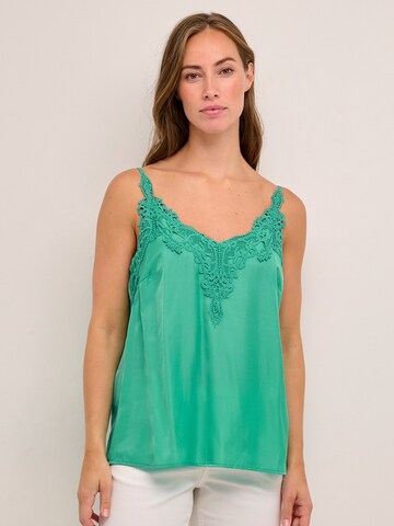 Top 'Anna' di Cream in verde: frontale