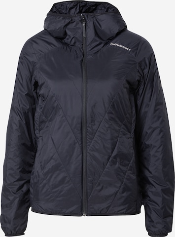 PEAK PERFORMANCE Outdoor Jacket in Black: front