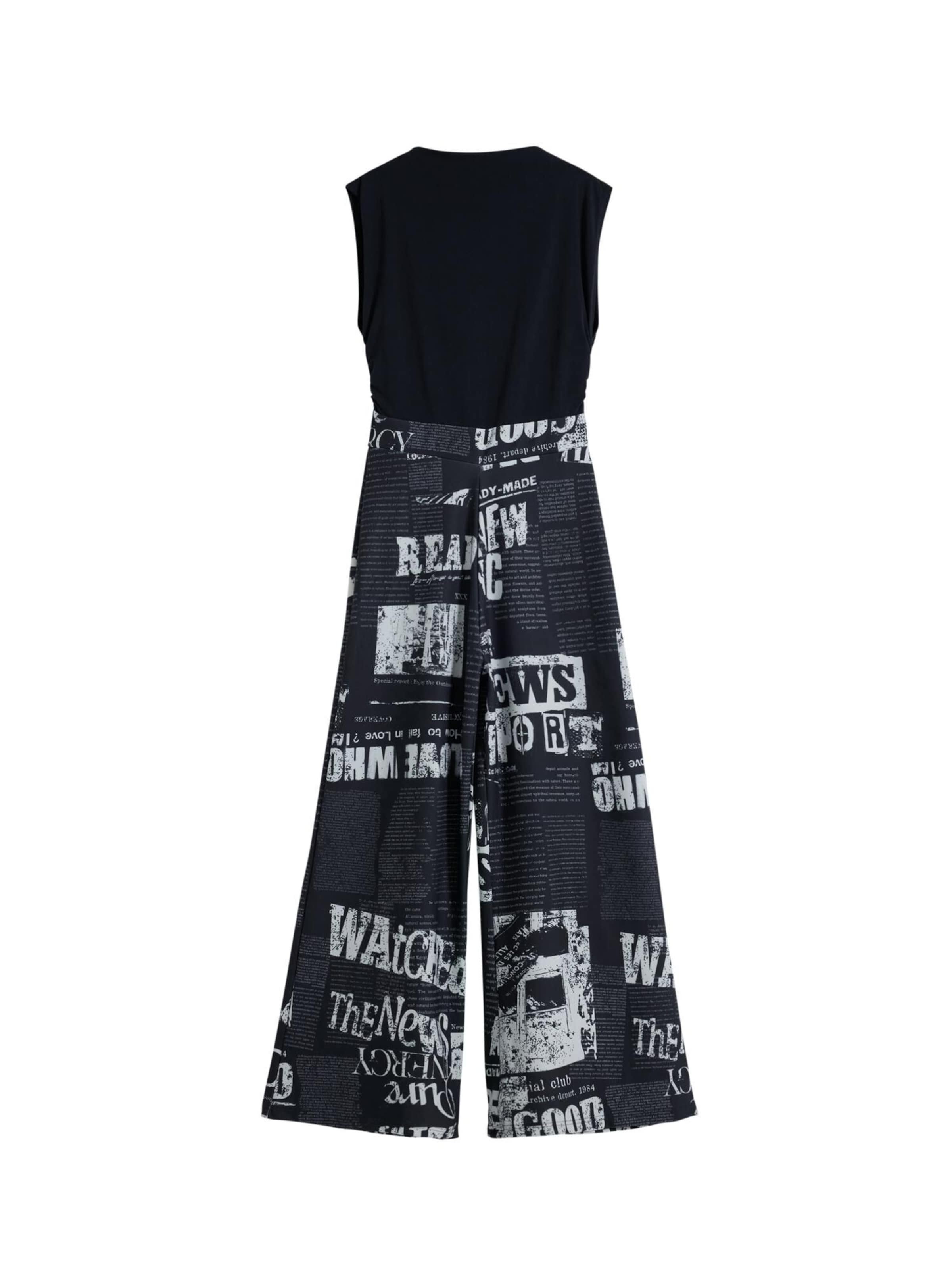 Desigual Kombinesoon, värv must: eest vaates