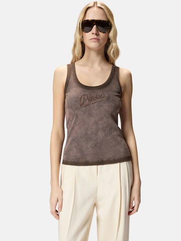 PINKO Top 'Cosmopolitan'‌‌‌ in Braun: Vorderseite