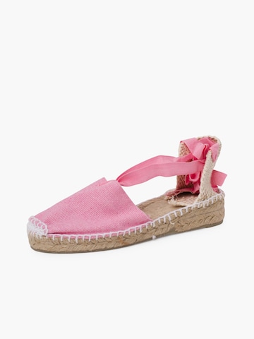 Sandales Pisamonas en rose : devant