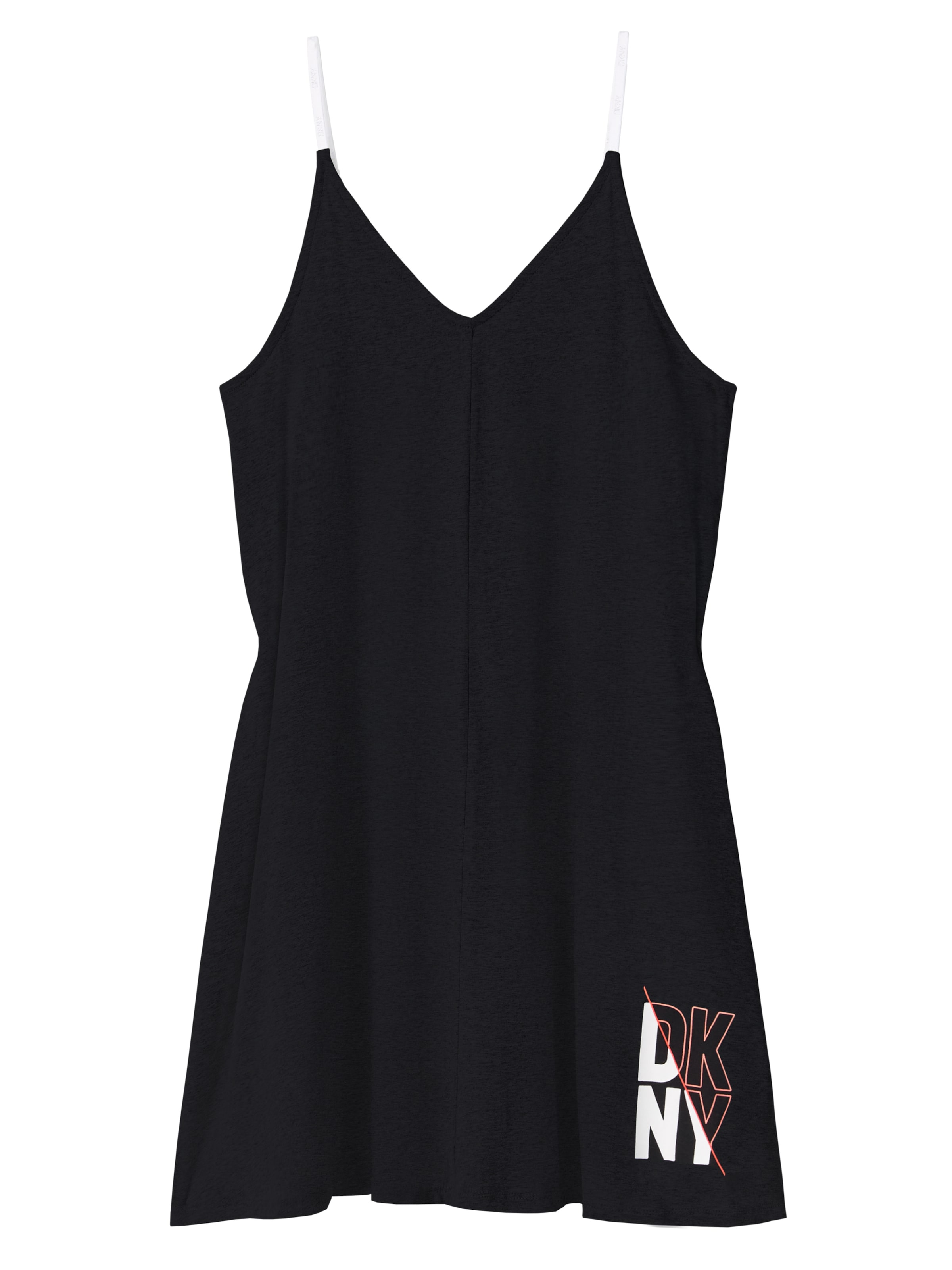 DKNY Nachthemd 'Must Have Basic' in Zwart: voorkant