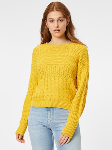 Pull-over 'TANGERINE' VERO MODA en jaune : devant