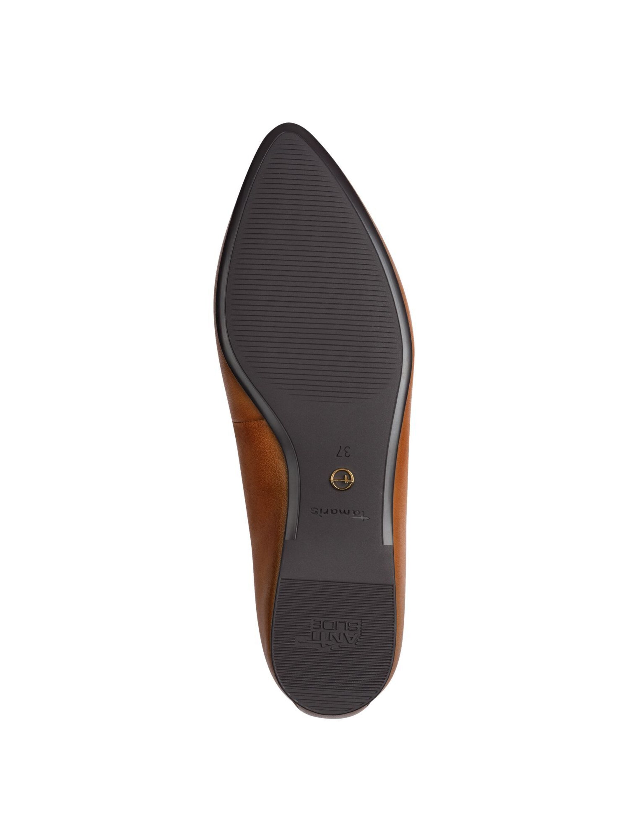 Ballerines à lanières Tamaris en marron