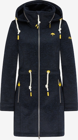 Schmuddelwedda Lang cardigan i blå: forside