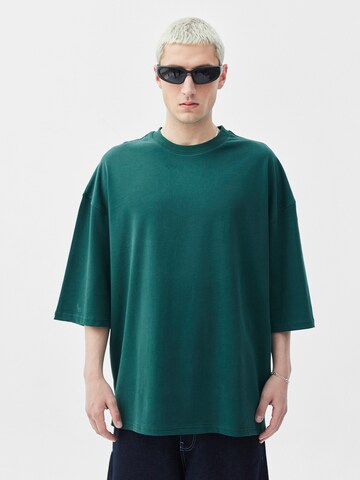 T-Shirt 'Salt Lake City' VAMOS CLO en vert : devant